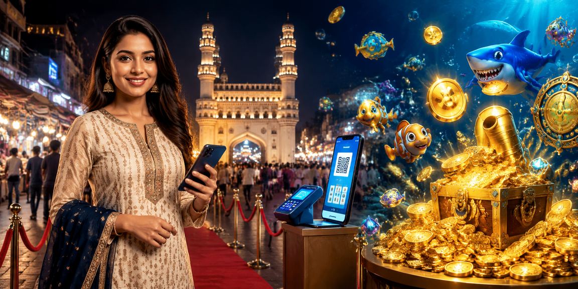 Mobile Teen Patti gameplay in Hyderabad with Charminar backdrop